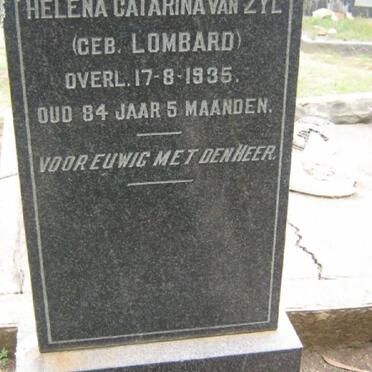 ZYL Helena Catarina, van nee LOMBARD -1935