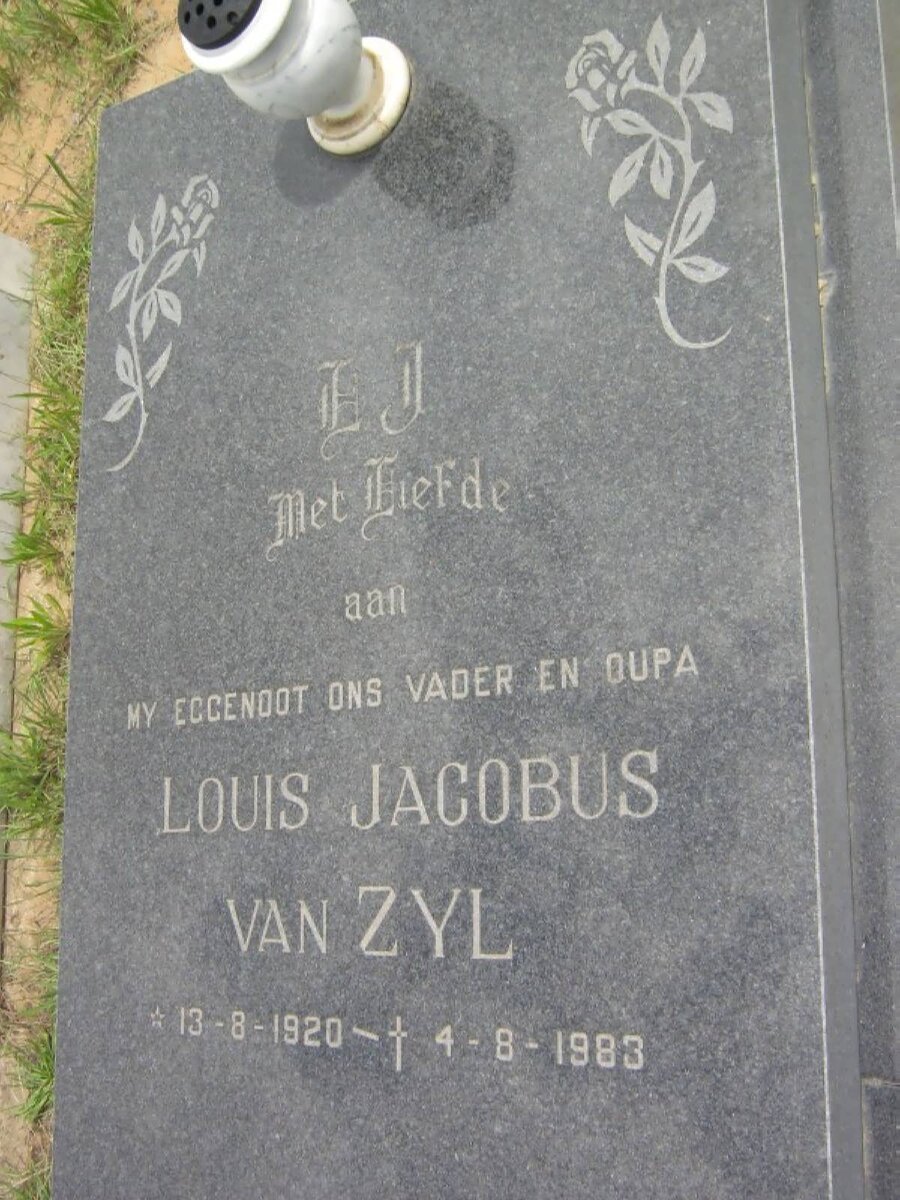 ZYL Louis Jacobus, van 1920-1983