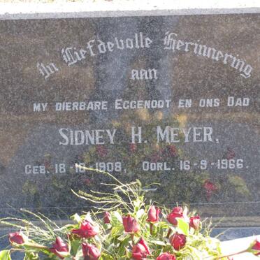 MEYER Sidney H. 1908-1966