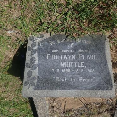 WHITTLE Ethelwyn Pearl 1899-1965