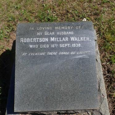 WALKER Robertson Millar -1938