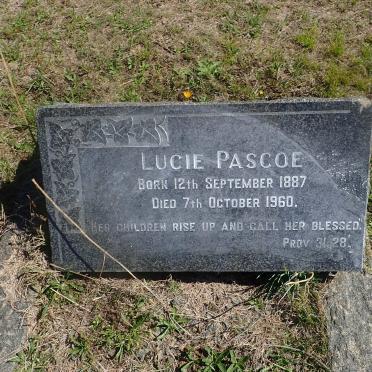 PASCOE Lucie 1887-1960