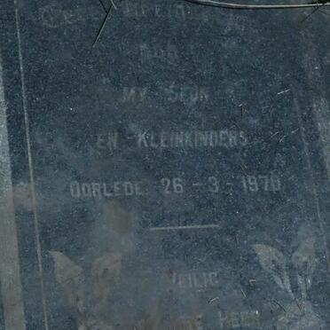 BRUIN Theunis Johannes, de 1929-1970 :: DE BRUIN Johan 1961-1970