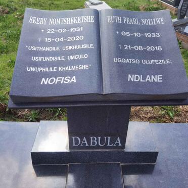 DABULA Seeby Nomtsheketshe 1931-2020 &amp; Ruth Pearl Nozizwe 1933-2016