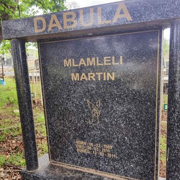 DABULA Mlamleli Martin 1969-2011