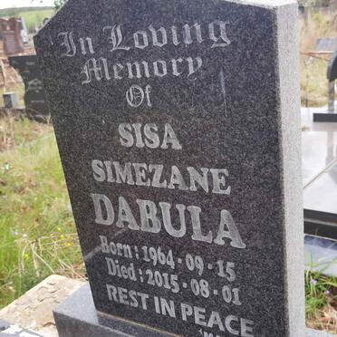DABULA Sisa Simezane 1964-2015