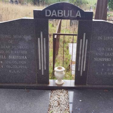 DABULA Bill Bikitsha 1928-1994 &amp; Nosipho Augusta 1932-2009