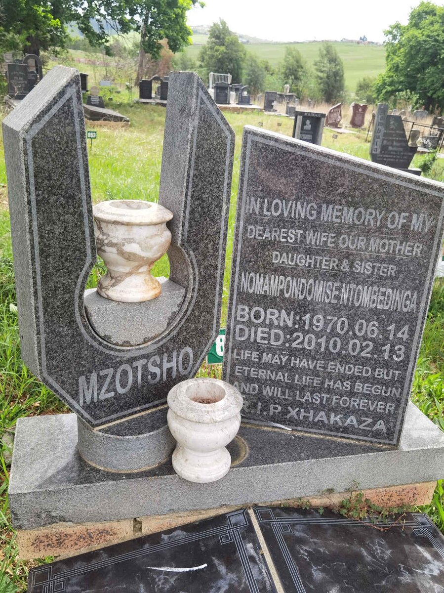 MZOTSHO Nomampondomise Ntombedinga 1970-2010