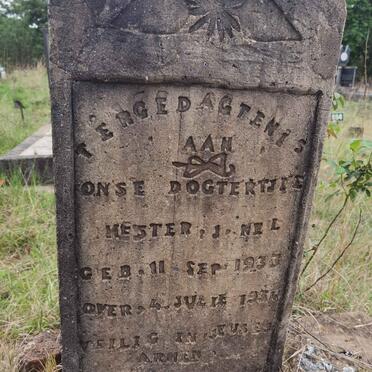 NEL Hester J. 1933-1934