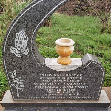 NGWENDU Nobubele Erashel, POTWANA 1936-2013