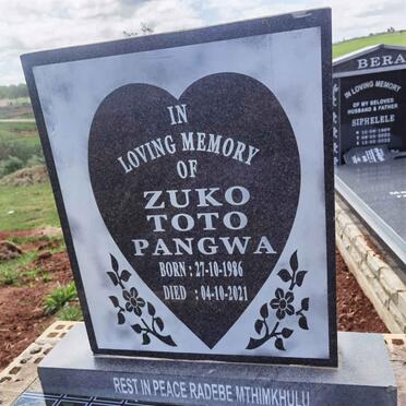 PANGWA Zuko Toto 1986-2021