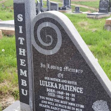 SITHEMBU Luleka Patience 1948-2015