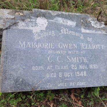 SMITH Marjorie Gwen nee ELLIOTT 1895-1948