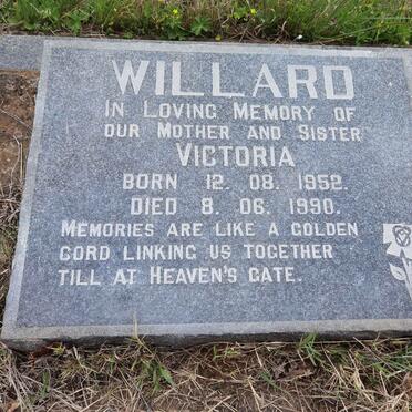 WILLARD Victoria 1952-1990