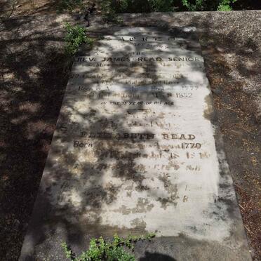 READ James 1777-1852 &amp; Elizabeth 1779-1849