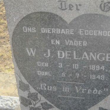 LANGE W.J., de 1894-1949