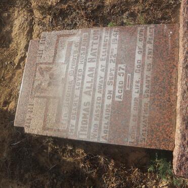 HATTON Thomas Allan -1941