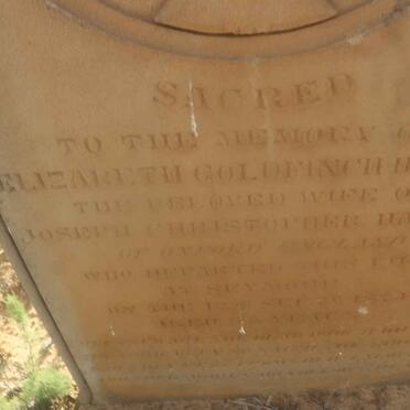 HATTON Elizabeth Goldfinch -1874