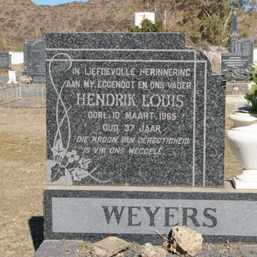 WEYERS Hendrik Louis  -1965