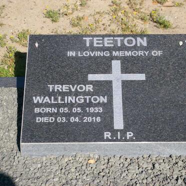 TEETON Trevor Wallington 1933-2016