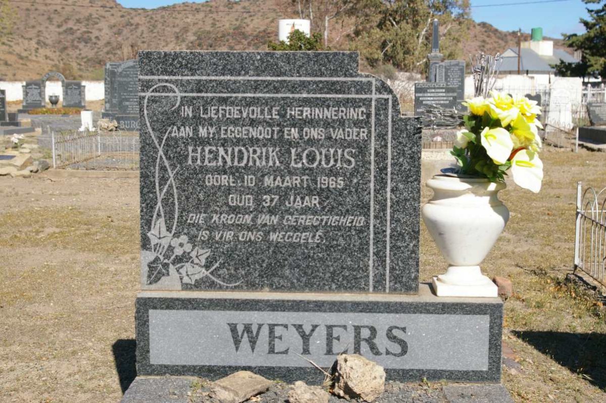 WEYERS Hendrik Louis  -1965