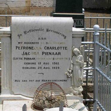 PIENAAR Petronella Charlotte Jacoba 1862-1929