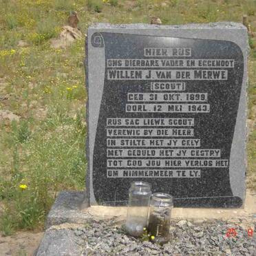 MERWE Willem J., van der 1899-1943