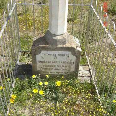 ROBERTS Florence Albina  1886-1905