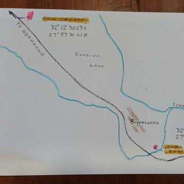 1. Map - Blythswood cemeteries