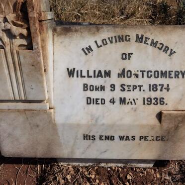 MONTGOMERY William 1874-1936