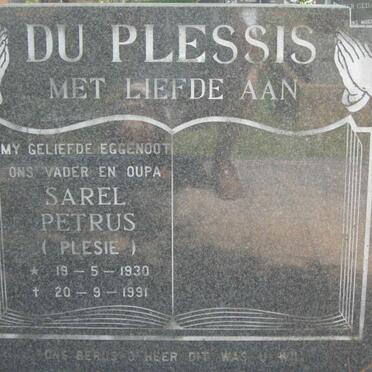 PLESSIS Sarel Petrus, du 1930-1991