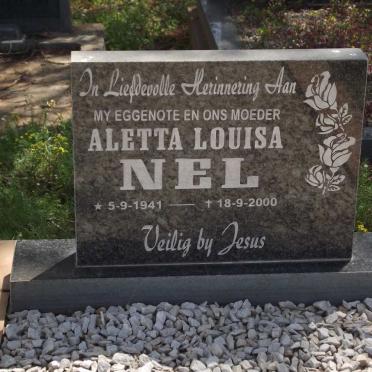 NEL Aletta Louisa 1941-2000