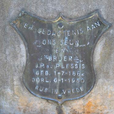 PLESSIS J.P., du 1882-1950