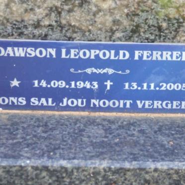 FERREIRA Dawson Leopold 1943-2005