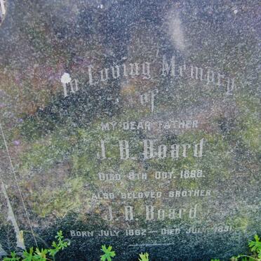 BOARD J.B. -1868 :: BOARD J.B. 1862-1891