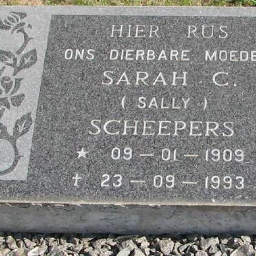 SCHEEPERS Sarah C. 1909-1993