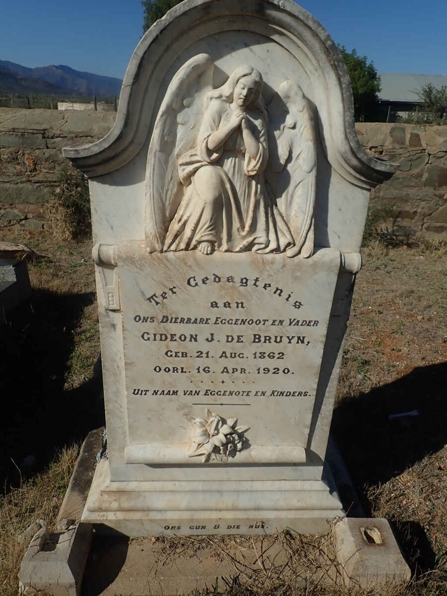 BRUYN Gideon J., de 1862-1920