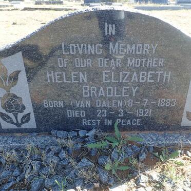 BRADLEY Helen Elizabeth nee VAN DALEN 1883-1921