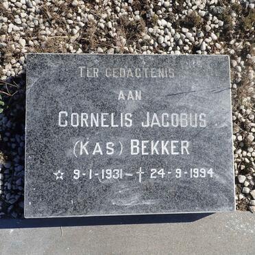 BEKKER Cornelis Jacobus 1931-1994