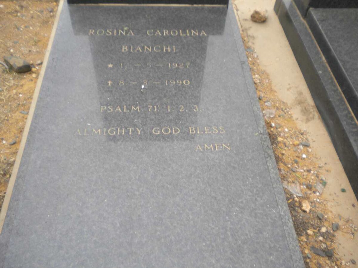 BIANCHI Rosina Carolina 1927-1990