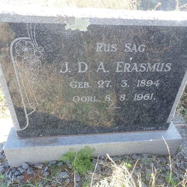 ERASMUS J.D.A. 1894-1961