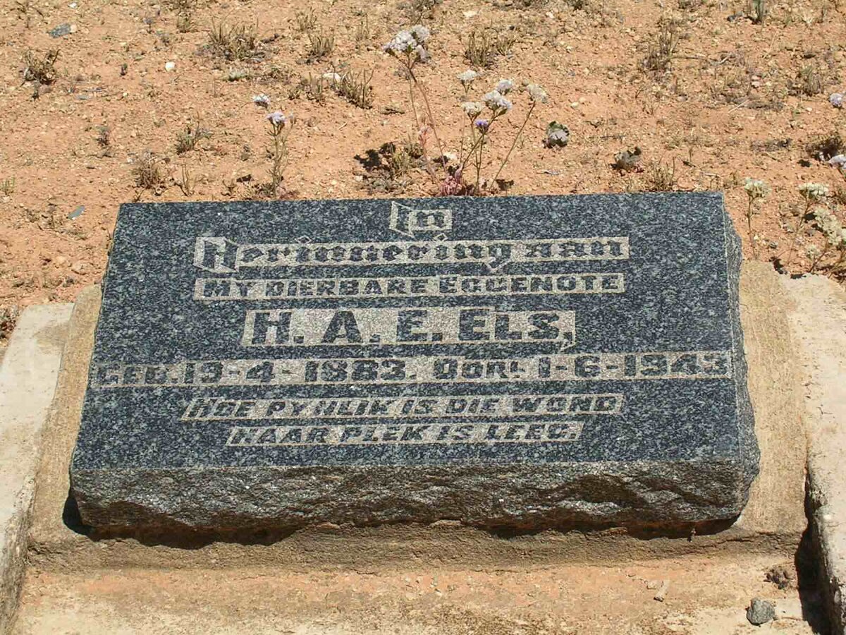 ELS H.A.E. 1883-1943