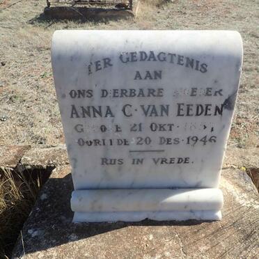 EEDEN Anna C., van 1857-1946