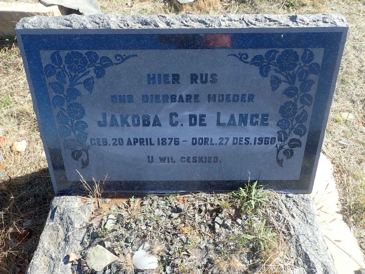 LANGE Jakoba C., de 1876-1960