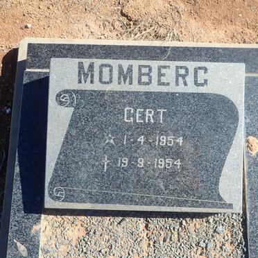 MOMBERG Gert 1954-1954