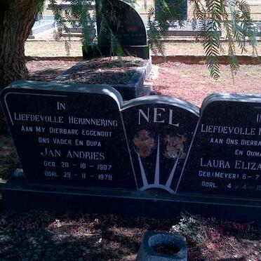 NEL Jan Andries 1907-1978 &amp; Laura Elizabeth MEYER 1915-1996