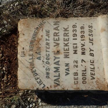 NIEKERK Valmaye Veran, van 1939-1939