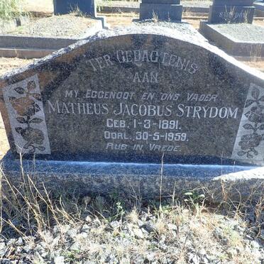 STRYDOM Matheus Jacobus 1891-1959