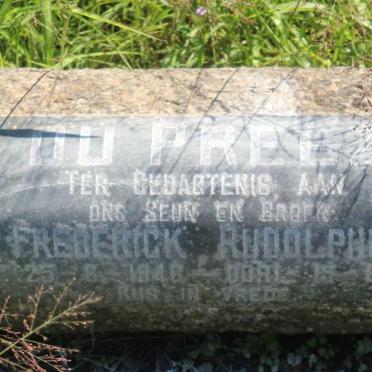 PREEZ Frederick Rudolphus, du 1946-1973