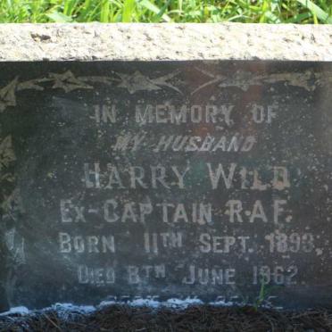 WILD Harry 1893-1962